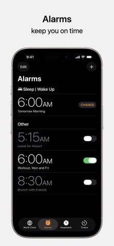 Clock для iOS — скриншот 1