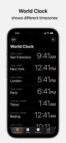 Clock для iOS — скриншот 4