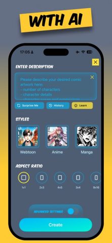 Comics AI для iOS — скриншот 2