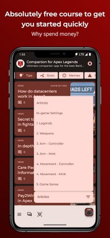 Companion for Apex для Android — скриншот 3