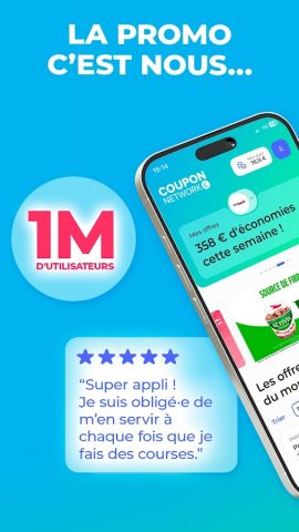 Coupon Network: promos courses для Android — скриншот 1