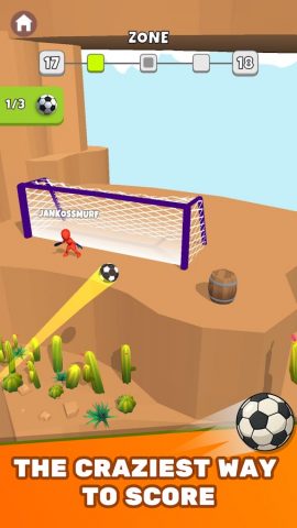 Crazy Kick! Fun Football game для Android — скриншот 3