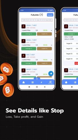 Crypto signals bitcoin Signal для Android — скриншот 3