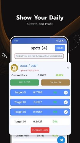Crypto signals bitcoin Signal для Android — скриншот 5