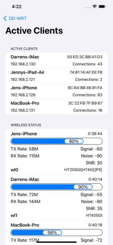 DD-WRT для iOS — скриншот 4