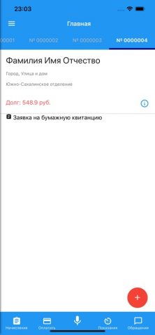 ДЭК Сахалинэнергосбыт для iOS — скриншот 1