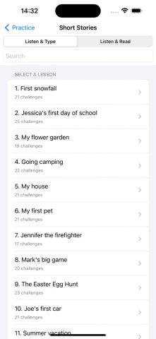 Daily Dictation English для iOS — скриншот 2
