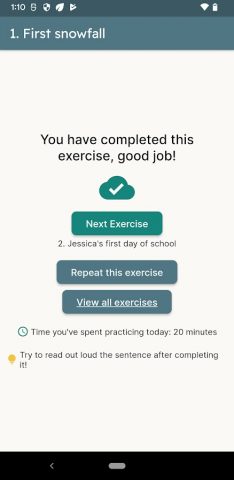 Daily Dictation English для Android — скриншот 2