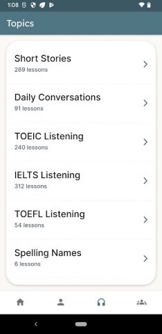 Daily Dictation English для Android — скриншот 4
