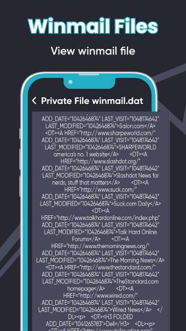 Dat File Opener: Редактор для Android — скриншот 5