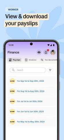 Deel: Global Payroll & HR для Android — скриншот 1