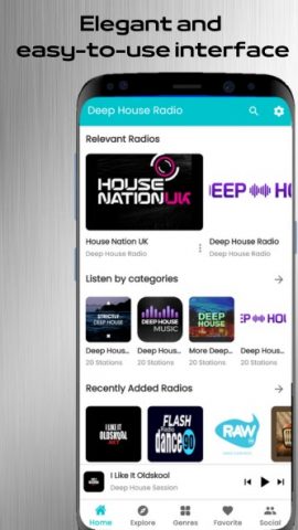 Deep House Radio для Android — скриншот 3