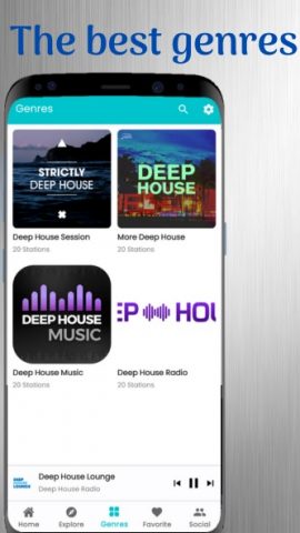 Deep House Radio для Android — скриншот 4