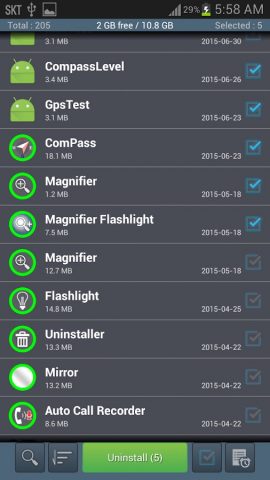 Деинсталлятор для Android — скриншот 2