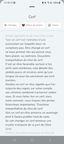 Dictionnaire Des Rêves для Android — скриншот 3