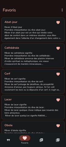 Dictionnaire Des Rêves для Android — скриншот 5