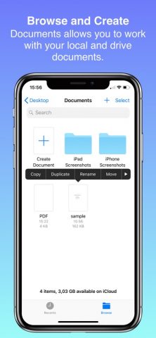 Documents для iOS — скриншот 1