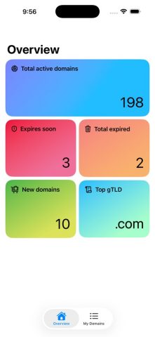 Domian — Domain Management для iOS — скриншот 2