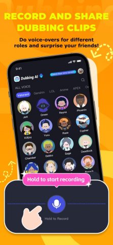 Dubbing AI — AI Voice Changer для iOS — скриншот 3