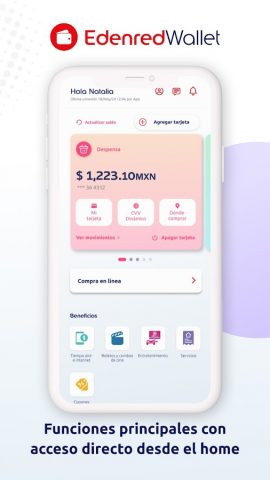 Edenred Wallet для Android — скриншот 1