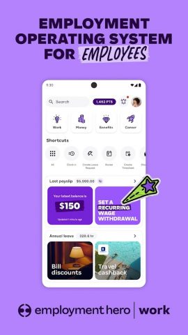 Employment Hero Work для Android — скриншот 1