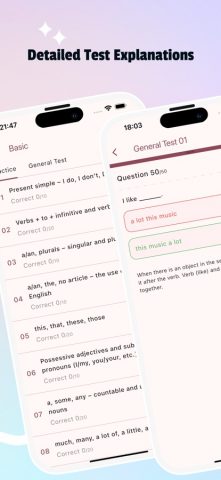 English Grammar Test & Quiz — скриншот 2