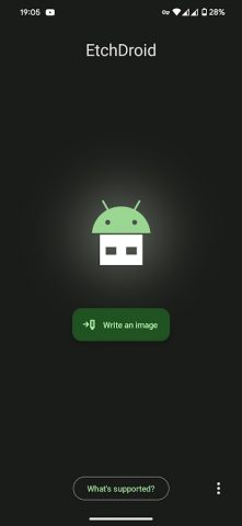 EtchDroid — запись ISO-образа для Android — скриншот 1