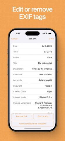 Exif Metadata для iOS — скриншот 5