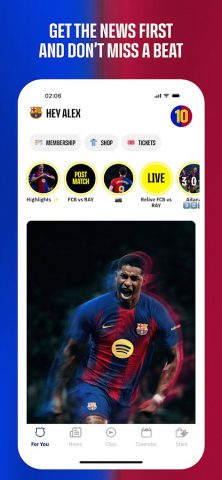FC Barcelona Official App для Android — скриншот 2