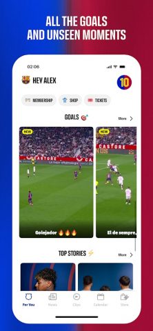 FC Barcelona Official App для Android — скриншот 5