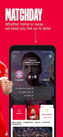FC Bayern München для Android — скриншот 3