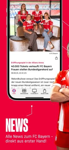 FC Bayern München для iOS — скриншот 4
