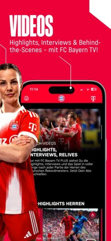 FC Bayern München для iOS — скриншот 5
