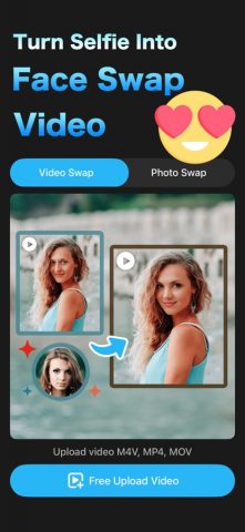Face Art — AI Face Swap Videos для iOS — скриншот 1