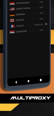 Fast Proxy Browser для Android — скриншот 3
