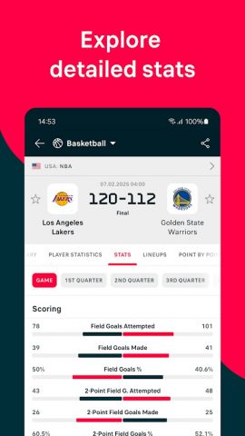 Flashscore: Scores & News для Android — скриншот 5