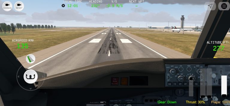 Flight Simulator Advanced для Android — скриншот 1