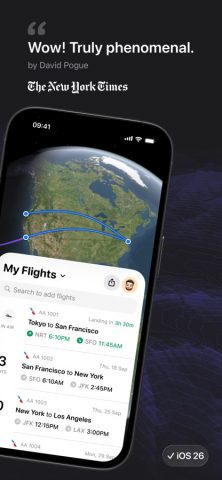 Flighty – Live Flight Tracker для iOS — скриншот 2
