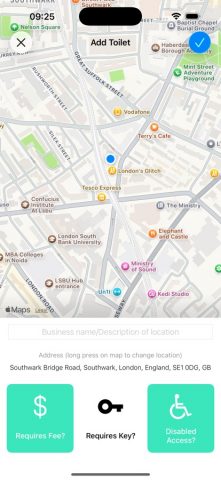 Flush Toilet Finder & Map для iOS — скриншот 2