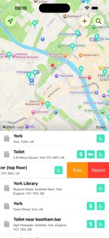 Flush Toilet Finder & Map для iOS — скриншот 3