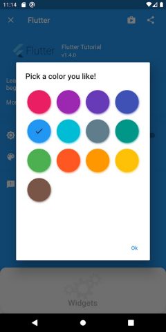 Flutter Tutorial для Android — скриншот 3