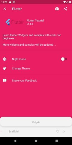 Flutter Tutorial для Android — скриншот 4