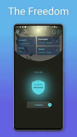 Freedom VPN для Android — скриншот 1