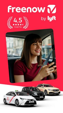 Freenow by Lyft – taxi & more для Android — скриншот 1