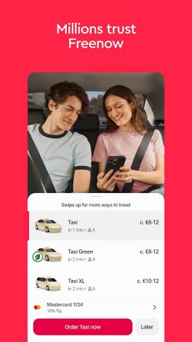 Freenow by Lyft – taxi & more для Android — скриншот 2