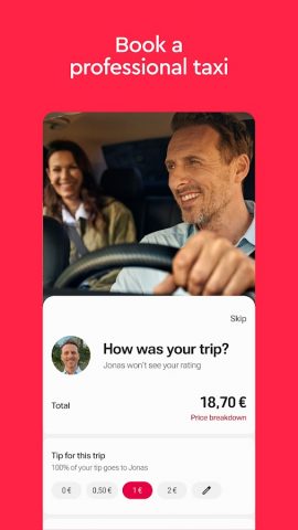 Freenow by Lyft – taxi & more для Android — скриншот 3