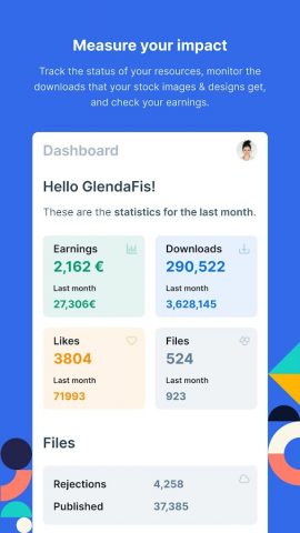 Freepik Contributor для Android — скриншот 2