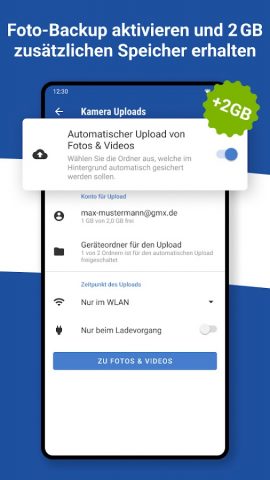 GMX — Mail, Cloud & News для Android — скриншот 4