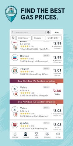GasBuddy: Find & Pay for Gas для Android — скриншот 2