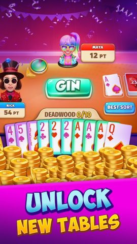 Gin Rummy Stars — Card Game — скриншот 3